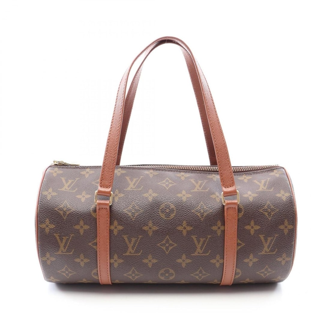 Louis Vuitton Papillon 30 (older model) handbag, coated canvas and leather, Monogram pattern,