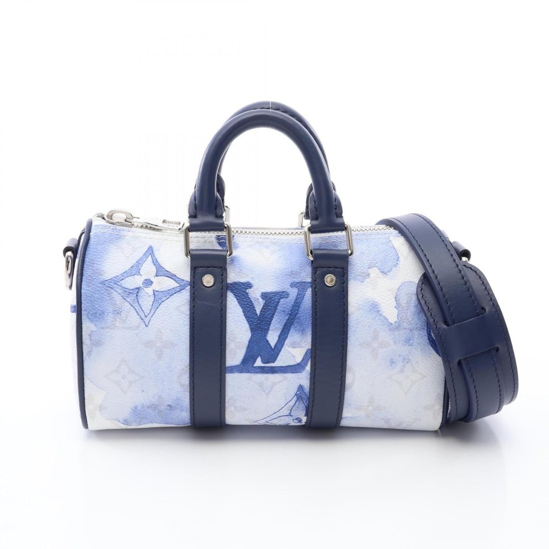 Louis Vuitton Keepall XS Monogram Watercolor 2-Way Handbag, Coated Canvas Leather, Women's, (1 of 12)