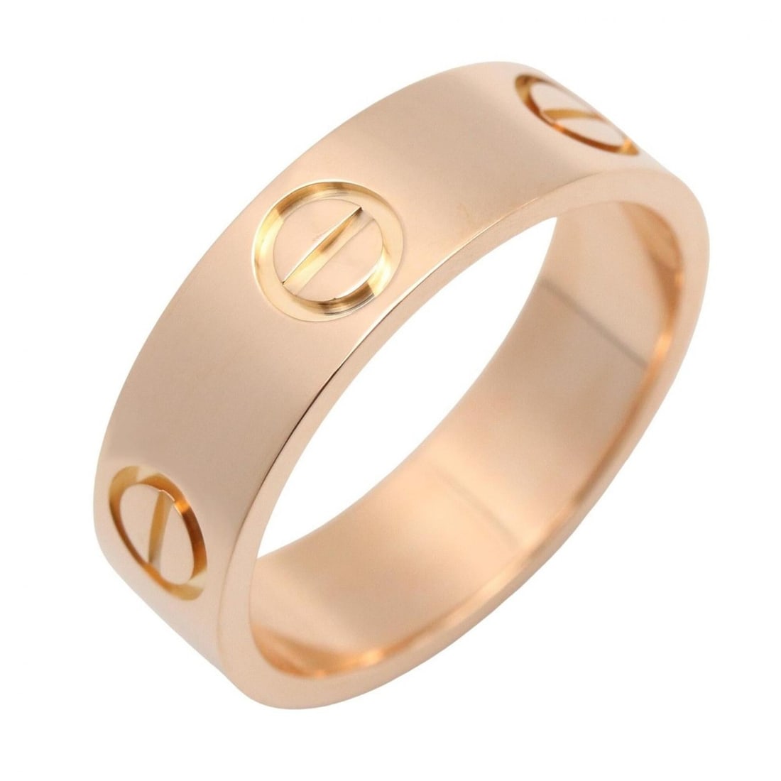 Cartier Love Ring, 18K Pink Gold (PG), Men's/Women's, Tone, B4084800: --- Catalog ---Category: SizeUS Size: 6Brand Size: 51Category: DesignType: Band ringColor: Pink goldGender: Men,WomenMaterial: Pink gold (18K)Category: GeneralMPN: B4084800Brand: Cartier--- Item List 