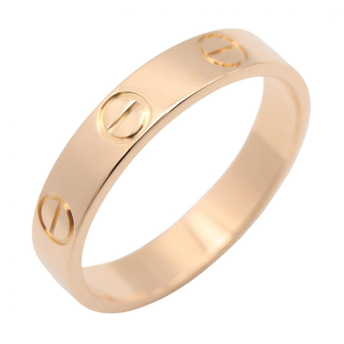 Cartier Mini Love Ring, 18K Pink Gold (PG), Men's/Women's, Tone, B4085200: --- Catalog ---Category: SizeUS Size: 5.5Brand Size: 50Category: DesignType: Band ringColor: Pink goldGender: Men,WomenMaterial: Pink gold (18K)Category: GeneralMPN: B4085200Brand: Cartier--- Item Lis