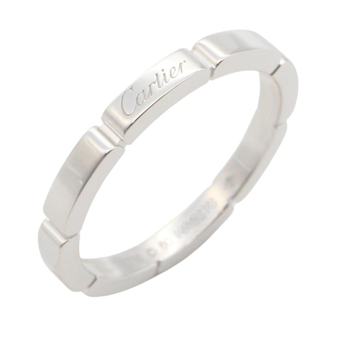 Cartier Maillon Panthère Ring - 18K White Gold (18KWG) Men's & Women's Silver Tone: --- Catalog ---Category: SizeUS Size: 10Brand Size: 60Category: DesignType: Band ringColor: White goldGender: Men,WomenMaterial: White gold (18K)Category: GeneralBrand: Cartier--- Item List ---Section