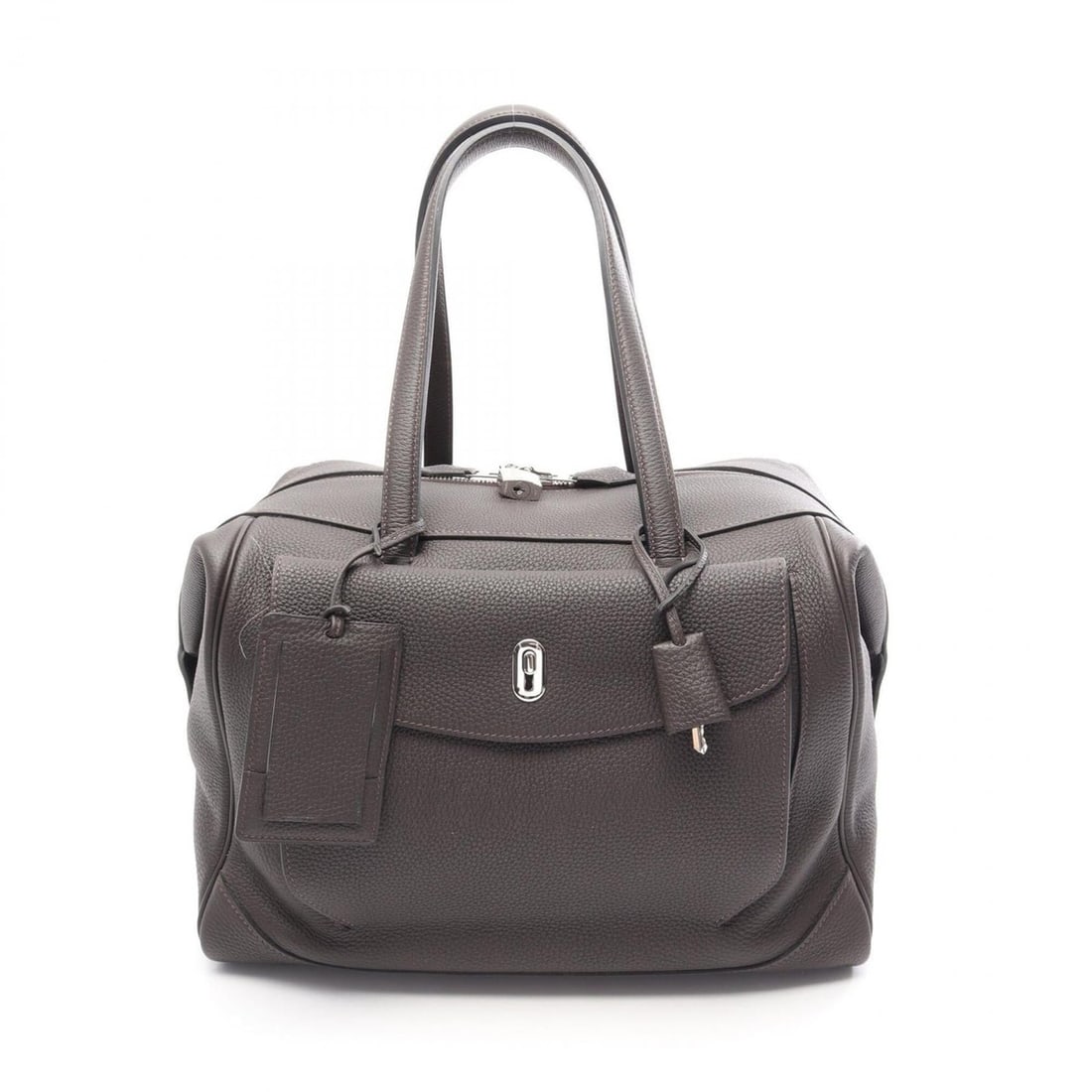Hermes HERMES Wallago 35 Boston Bag Handbag Leather Togo Women's Brown: --- Catalog ---Category: SizeSize (HxWxD): 25cm x 35cm x 20cm / 9.84'' x 13.77'' x 7.87''Category: DesignType: Boston bag, HandbagColor: BrownGender: WomenMaterial: Leather Leather/Fur Type: Togo leat