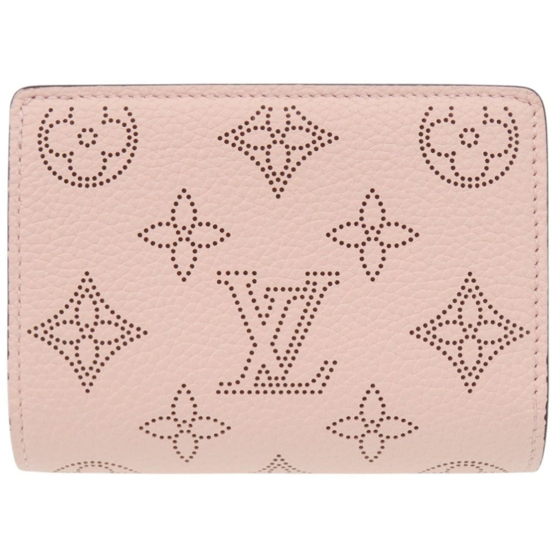 Louis Vuitton Portefeuille Claire Monogram Mahina M82758 IC Jasmine Pink Bi-fold Wallet LV 1402