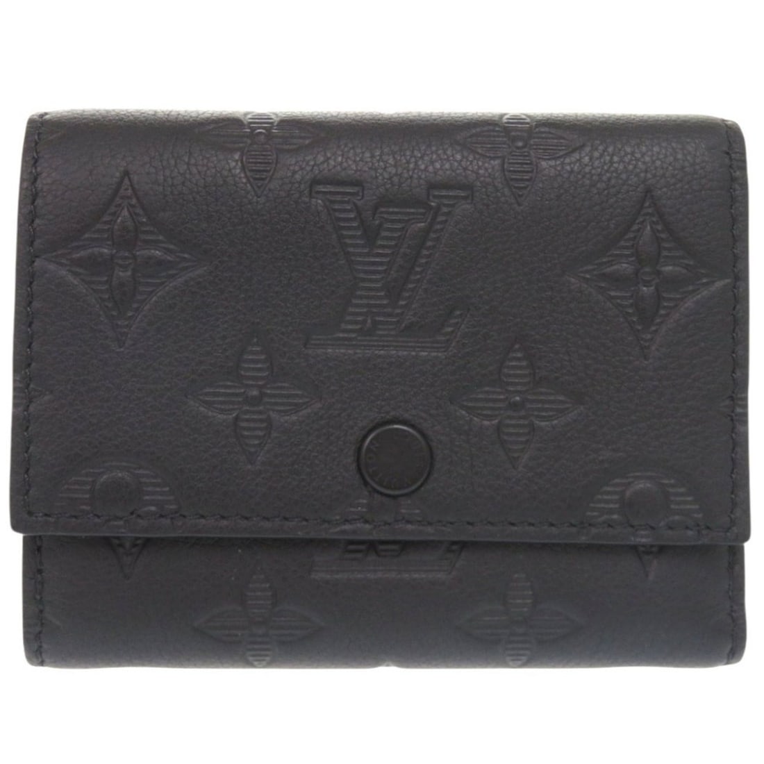 Louis Vuitton Victor Wallet Monogram Shadow M12635 IC Black Tri-fold LV 1404 LOUIS VUITTON