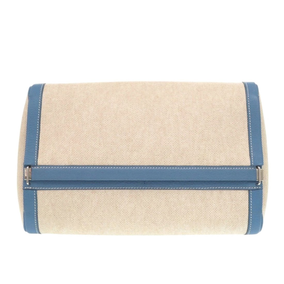 Hermes Toile H Taurillon Clemence Blue Second Bag Handbag Pouch 0267HERMES: --- Catalog ---Category: SizeSize (HxWxD): 18cm x 27cm x 6cm / 7.08'' x 10.62'' x 2.36''Category: DesignType: HandbagColor: BlueGender: WomenMaterial: Toile H , Taurillon clemence leather Category: Ge