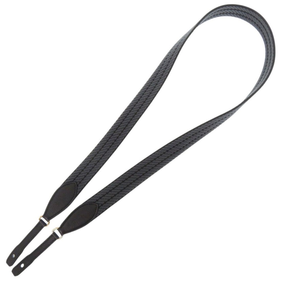 Hermes Shoulder Strap, Canvas, Gray, 1113HERMES: --- Catalog ---Category: SizeSize (HxWxD): 99cm x 2.5cm / 38.97'' x 0.98''Category: DesignType: StrapColor: GrayGender: WomenMaterial: CanvasCategory: GeneralBrand: HermesCountry of Origin: France--- 
