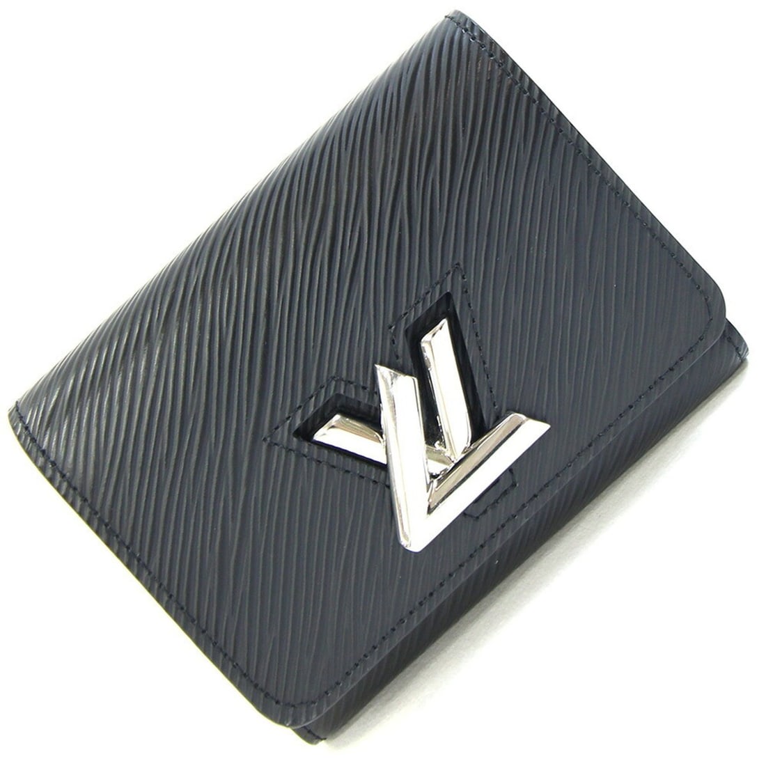 Louis Vuitton Tri-fold Wallet Epi Portefeuille Twist Compact M64414 Noir Leather LV Turnlock Women's: --- Catalog ---Category: DesignType: Wallet (tri-fold)Color: NoirGender: WomenMaterial: Epi leather Category: GeneralMPN: M64414Brand: Louis VuittonCountry of Origin: France--- Item List ---Section: C