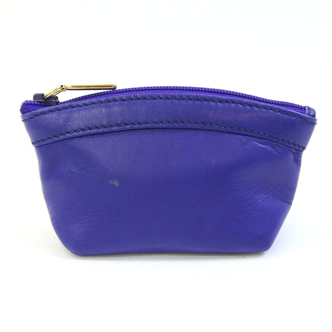 Gucci Wallet/Coin Case, Violet Blue Leather Mini Pouch, Crest Design, Coin Purse, Wallet, Old GUCCI: --- Catalog ---Category: SizeSize (HxWxD): 6cm x 11.5cm x 4cm / 2.36'' x 4.52'' x 1.57''Category: DesignType: Coin purse/coin caseColor: BlueGender: WomenMaterial: Leather Category: GeneralBrand: Gucc