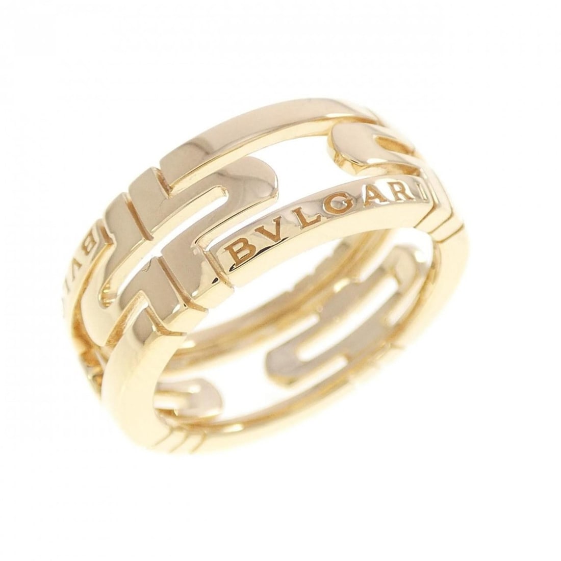 Bvlgari Parentesi Small Ring: --- Catalog ---Category: SizeUS Size: 6Brand Size: 51Category: DesignType: Band ringGender: WomenMaterial: Yellow gold (18K)Category: GeneralBrand: Bvlgari--- Item List ---Section: ConditionRanking: