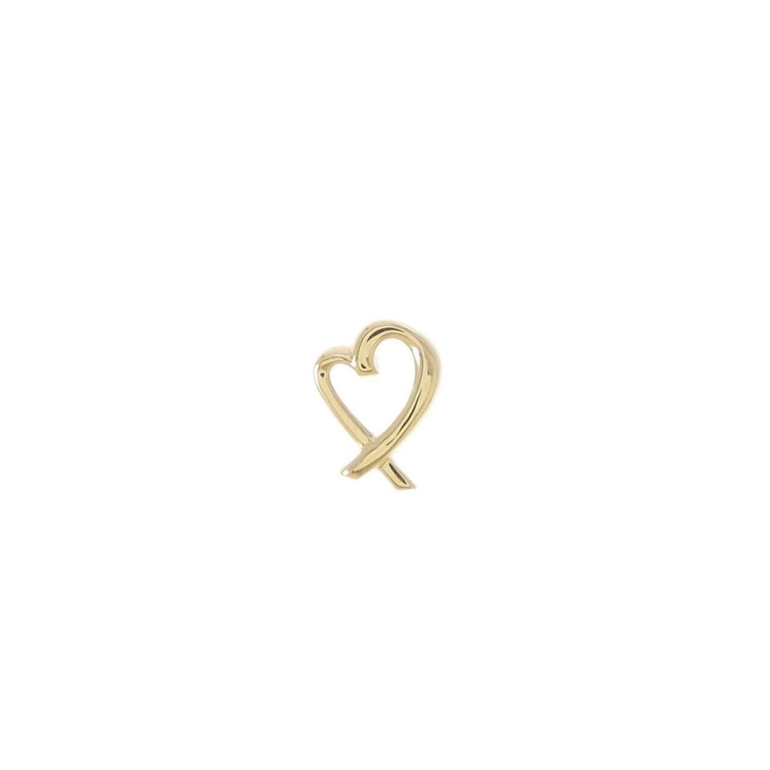 Tiffany Loving Heart Earring (Single Earring): --- Catalog ---Category: SizeSize (HxWxD): 10.10mm x 7.50mm / 0.40'' x 0.30''Category: DesignType: Stud earringsGender: WomenMaterial: Yellow gold (18K)Single earring: YesCategory: GeneralBrand: