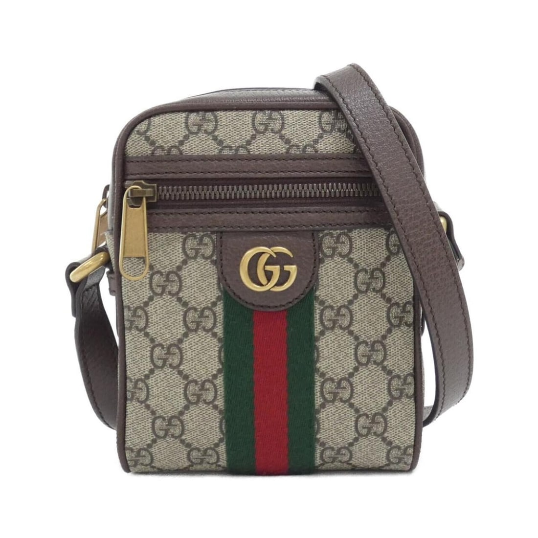 Gucci OPHIDIA 598127 96IWT Shoulder Bag: --- Catalog ---Category: SizeSize (HxWxD): 18cm x 14cm x 6cm / 7.08'' x 5.51'' x 2.36''Category: DesignType: Shoulder bagColor: Beige, BrownGender: Men,WomenMaterial: GG Supreme , Canvas Hardware
