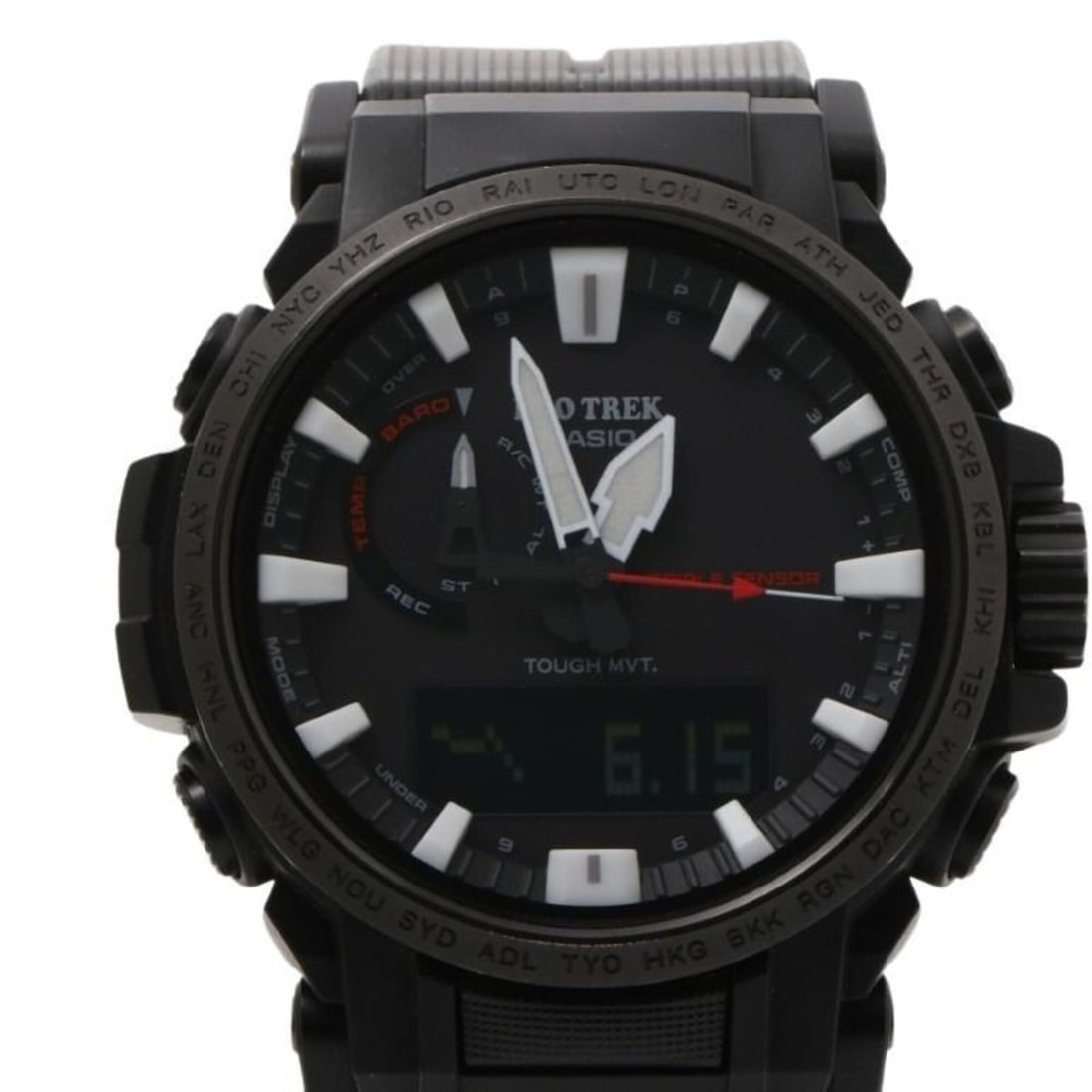 CASIO PRO TREK Climber Line PRW-61Y-1BJF Black Resin Stainless Steel Men's Watch (1 of 16)