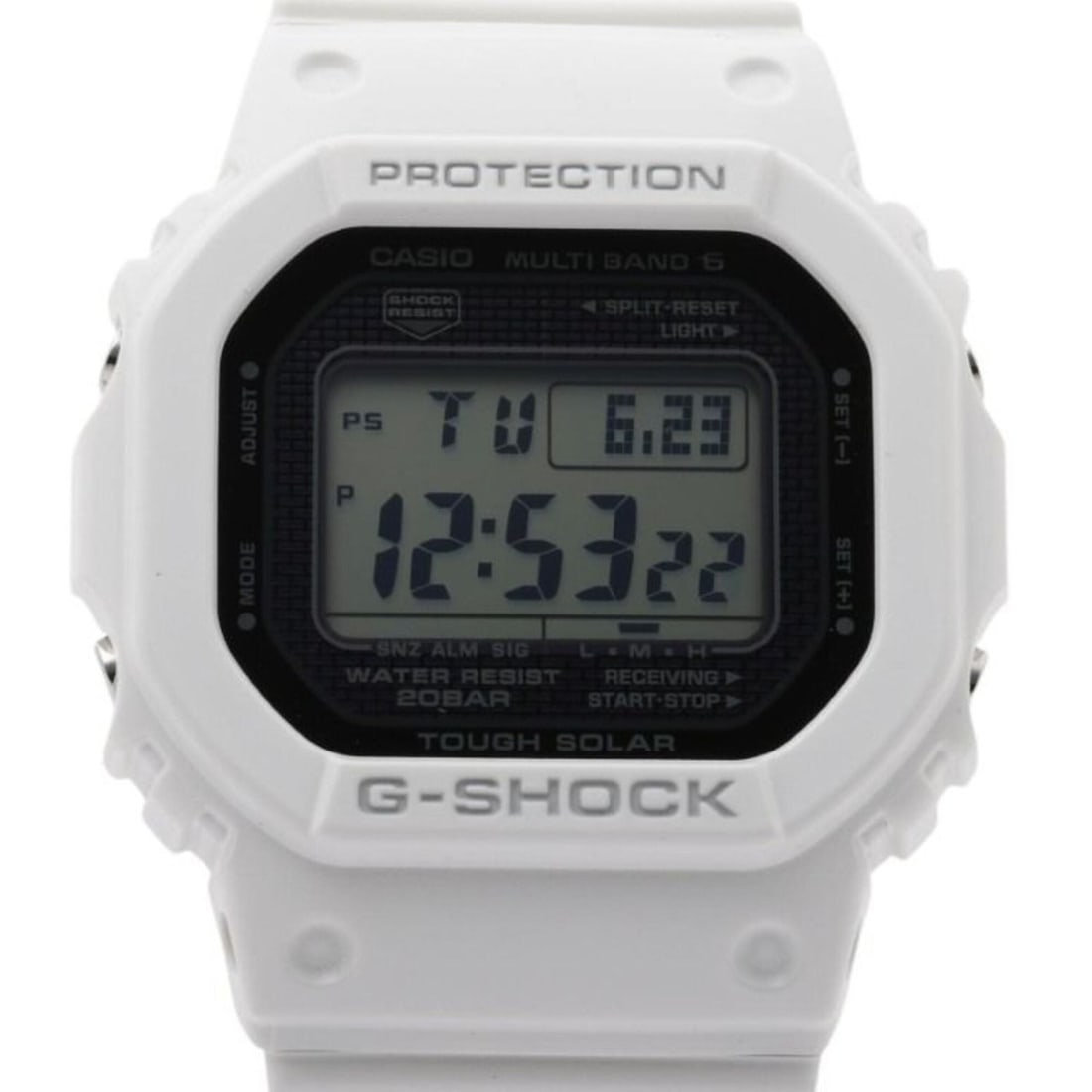CASIO G-SHOCK DIGITAL 5000 SERIES GW-5000HS-7JF Black/White Stainless Steel/Resin Men's Digital: --- Catalog ---Category: SizeWrist Size: 21cm / 8.26''Case Diameter: 42.8mm / 1.69''Category: DesignType: WristwatchGender: MenColor (Dial): BlackMaterial (Case): Stainless steelCategory: GeneralMPN: 