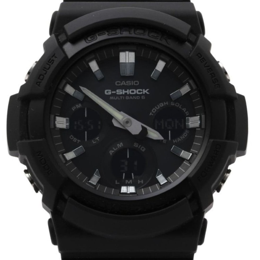 CASIO G-SHOCK ANALOG-DIGITAL GAW-100 SERIES GAW-100B-1AJF Black Resin/Aluminum Men's Watch (1 of 20)