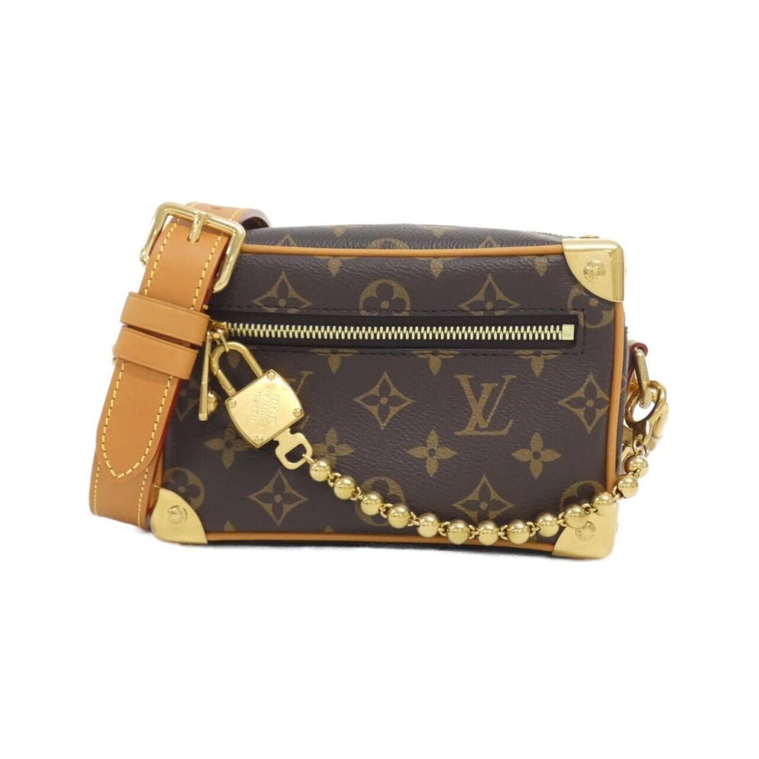 Louis Vuitton Monogram Mini Soft Trunk M14729 Shoulder Bag: --- Catalog ---Category: SizeSize (HxWxD): 12cm x 19cm x 8cm / 4.72'' x 7.48'' x 3.14''Category: DesignType: Shoulder bagColor: BrownGender: Women,MenMaterial: Coated canvas Category: GeneralMPN: M147