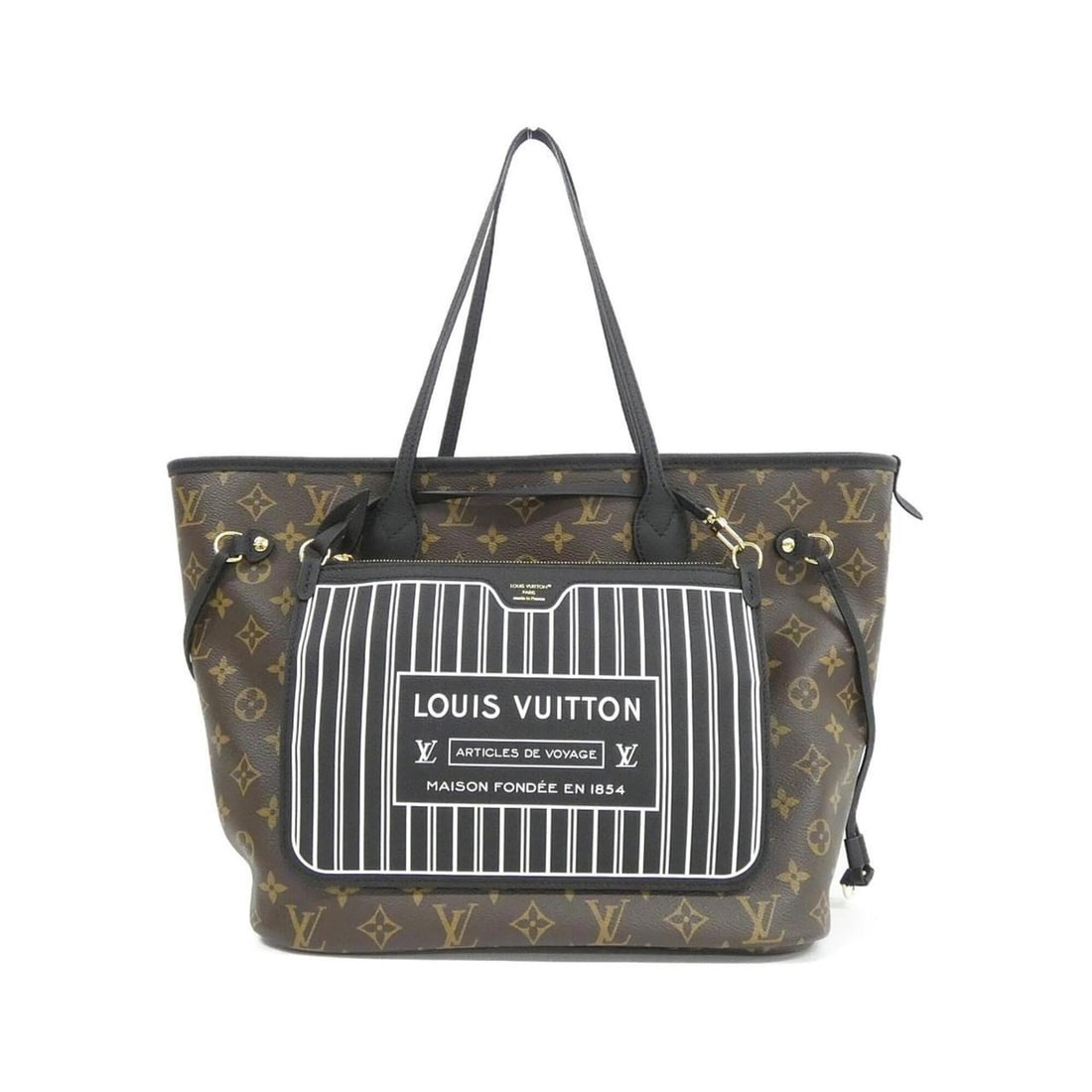 Louis Vuitton Monogram Neverfull Inside Out MM M28351 Handbag: --- Catalog ---Category: SizeSize (HxWxD): 28cm x 45cm x 16cm / 11.02'' x 17.71'' x 6.29''Category: DesignType: HandbagColor: BrownGender: Men,WomenMaterial: Coated canvas Category: GeneralMPN: M28351