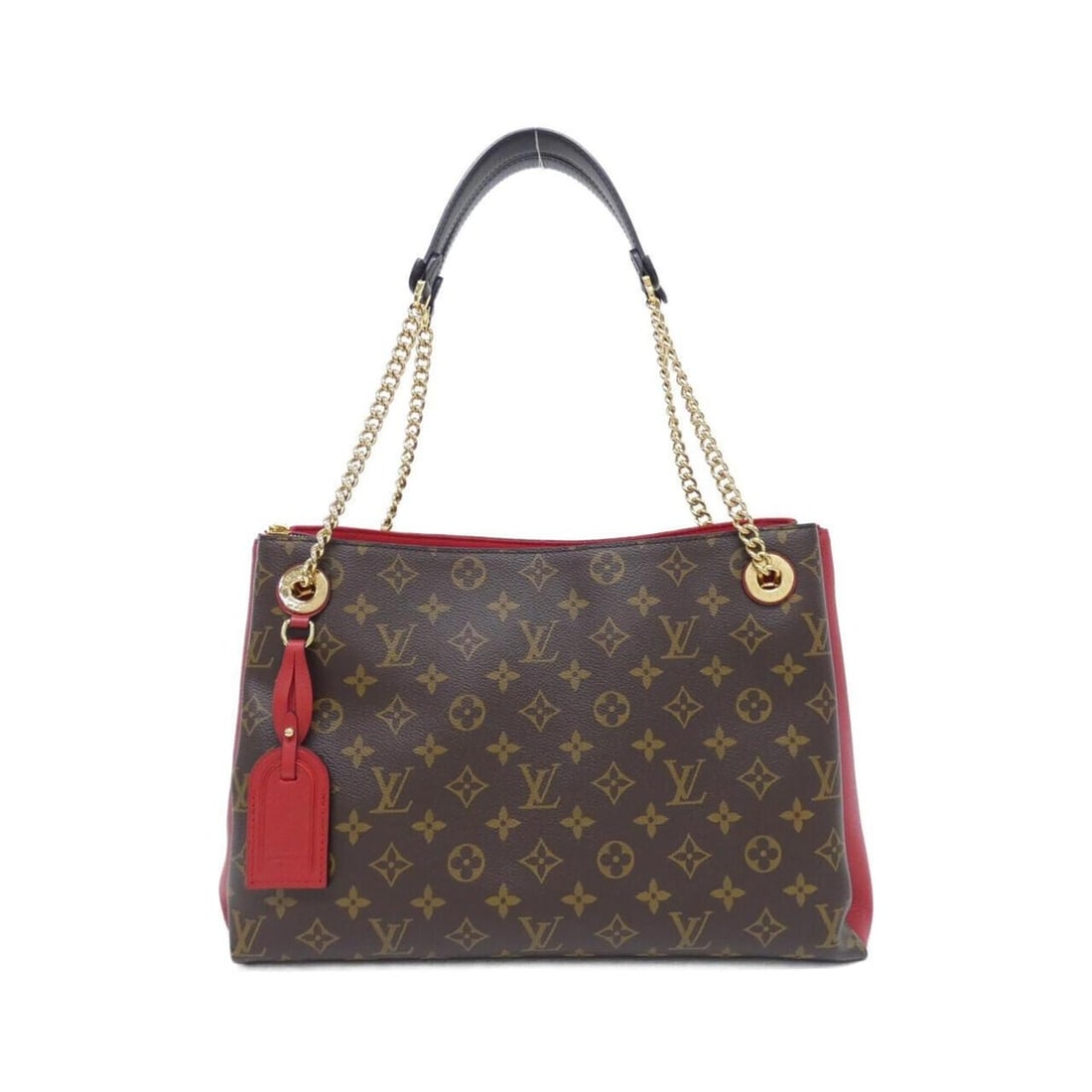 Louis Vuitton Monogram Surenne MM M43773 Shoulder Bag: --- Catalog ---Category: SizeSize (HxWxD): 26cm x 36cm x 13cm / 10.23'' x 14.17'' x 5.11''Category: DesignType: Shoulder bagColor: BrownGender: WomenMaterial: Coated canvas , Leather Leather/Fur Type:
