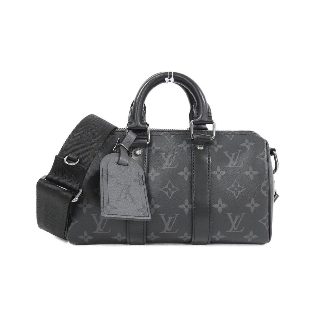 Louis Vuitton Monogram Eclipse Reverse Keepall Bandoulière 25cm M46271 Boston Bag: --- Catalog ---Category: SizeSize (HxWxD): 14cm x 24cm x 10cm / 5.51'' x 9.44'' x 3.93''Category: DesignType: Boston bagColor: BlackGender: Men,WomenMaterial: Coated canvas Category: GeneralMPN: