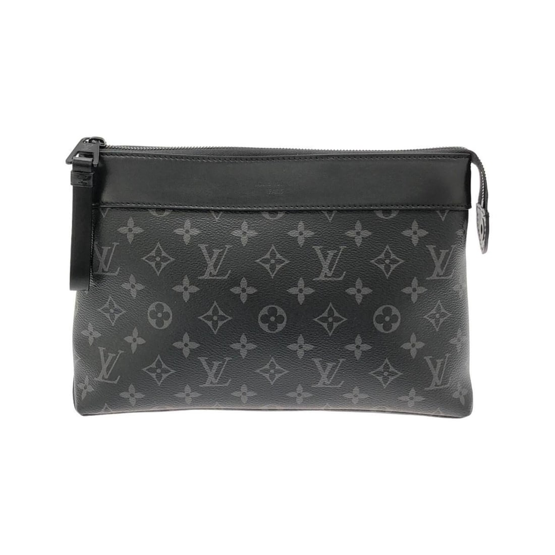Louis Vuitton Monogram Eclipse Pochette Voyage Souple M82543 Handbag: --- Catalog ---Category: SizeSize (HxWxD): 20cm x 29cm x 6.5cm / 7.87'' x 11.41'' x 2.55''Category: DesignType: Handbag, PochetteColor: BlackGender: MenMaterial: Coated canvas Category: GeneralMPN: