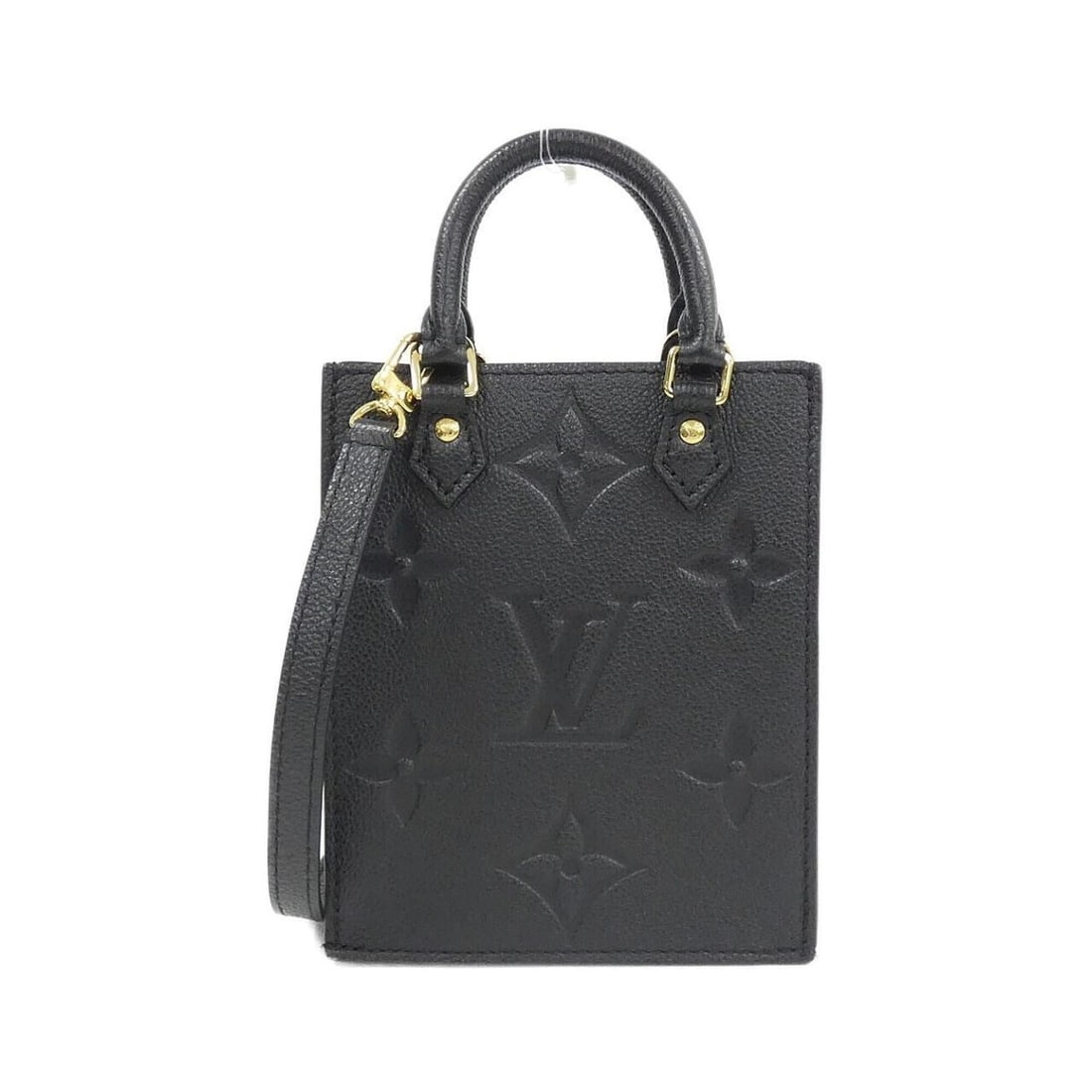 Louis Vuitton Monogram Empreinte Petite Sac Plat M81417 Handbag: --- Catalog ---Category: SizeSize (HxWxD): 17cm x 14cm x 5cm / 6.69'' x 5.51'' x 1.96''Category: DesignType: HandbagColor: BlackGender: Women,MenMaterial: Leather Leather/Fur Type: CalfskinCategory: