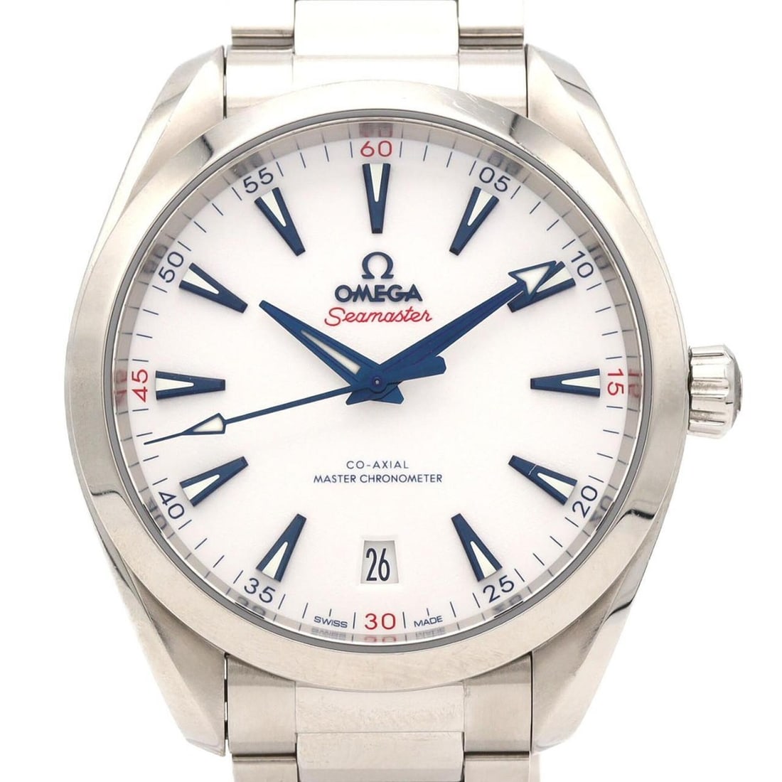 Omega Seamaster Aqua Terra Beijing 2022 522.10.41.21.04.001 Stainless Steel Automatic Watch: --- Catalog ---Category: SizeWrist Size: 18cm / 7.08''Case Diameter: 41mm / 1.61''Category: DesignType: WristwatchGender: MenColor (Dial): WhiteMaterial (Band): Stainless steelMaterial (Case): Stainle