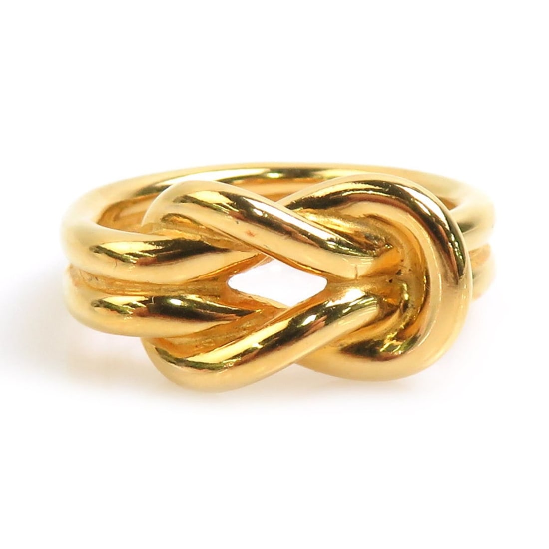 Hermes HERMES Scarf Ring Metal Gold Women's e62134a