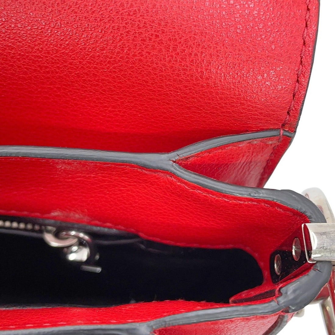 Prada Chain Shoulder Bag Leather 1BD030 PRADA Handbag - 12
