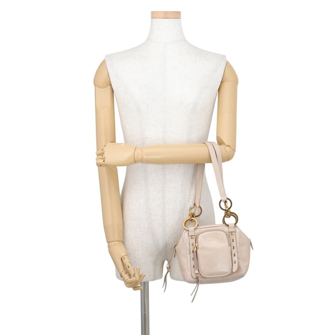 Prada handbag, dangle leather, 1BB137, PRADA - 4