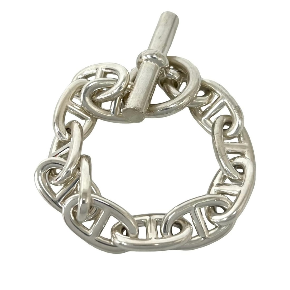HERMES Chaine d'Ancre GM 12-link bracelet, sterling silver (925), accessory, silver, item number: --- Catalog ---Category: SizeLength: 23.5cm / 9.25''Category: DesignType: Charm braceletColor: SilverGender: WomenMaterial: Silver 925Category: GeneralBrand: Hermes--- Item List ---Section: ConditionR