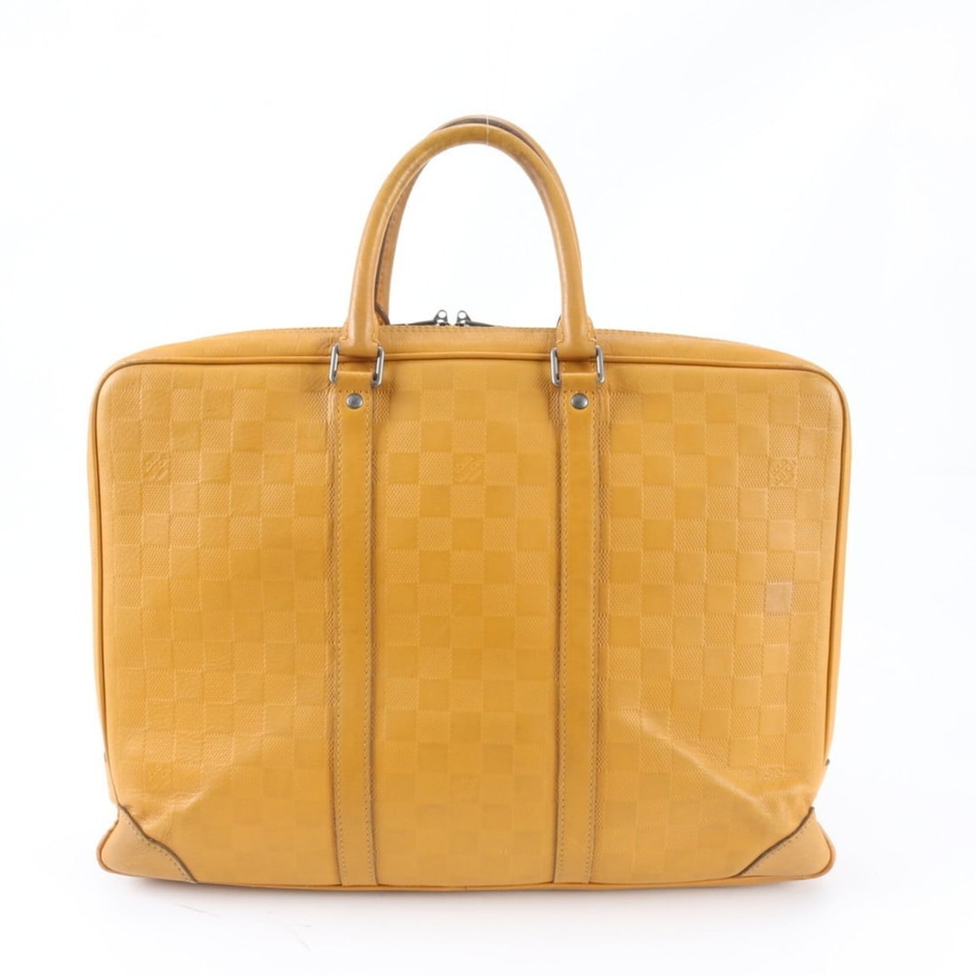 Louis Vuitton Damier Infini Porte Documents Voyage PDV N41218 Leather Business Bag for Men