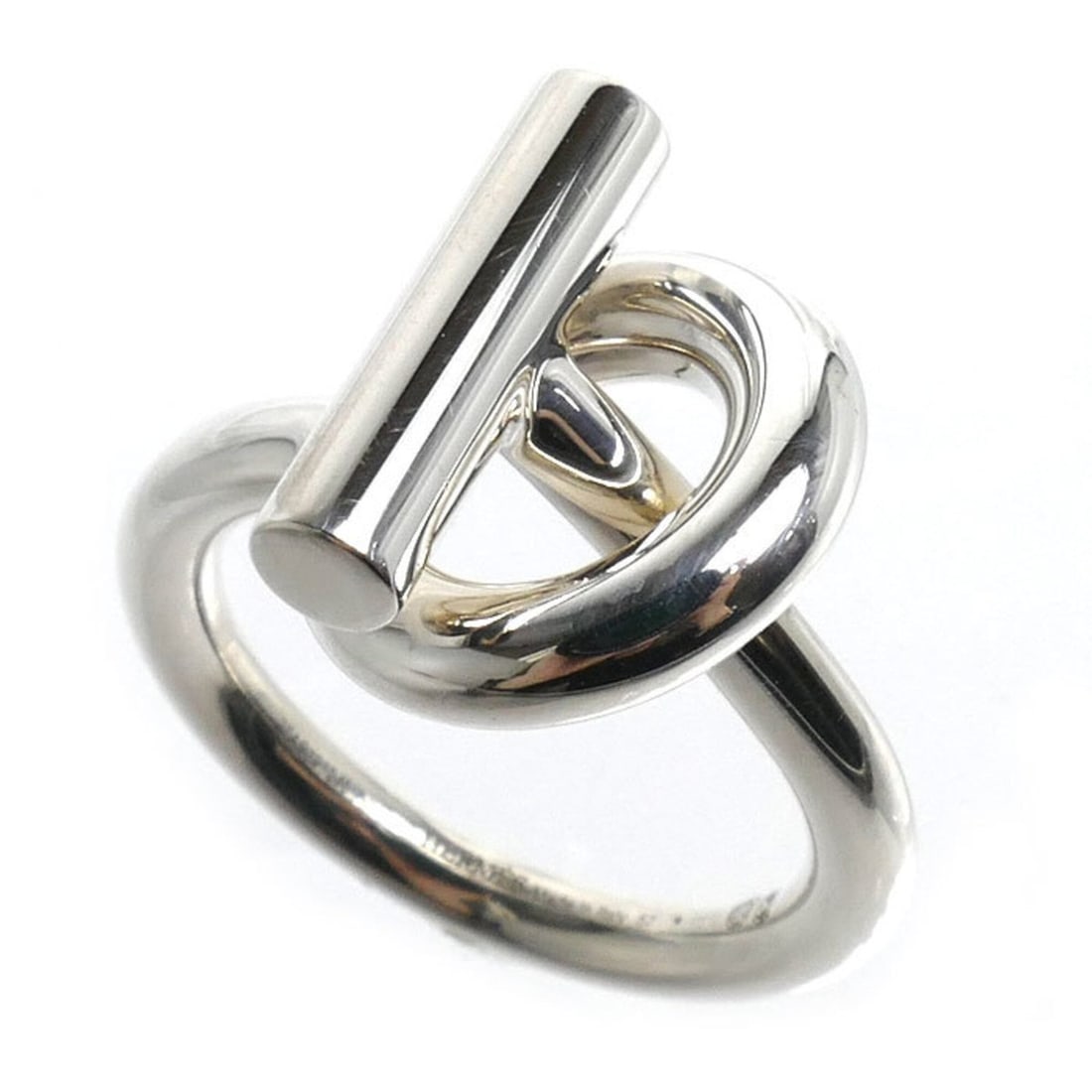 HERMES Hermes Sterling Silver 925 Echappé MM Ring H103658B 57 Men's Women's: --- Catalog ---Category: SizeUS Size: 8.5Brand Size: 57Category: DesignType: Band ringGender: Men,WomenMaterial: Silver 925Category: GeneralMPN: H103658BBrand: HermesCountry of Origin: France--- Item 