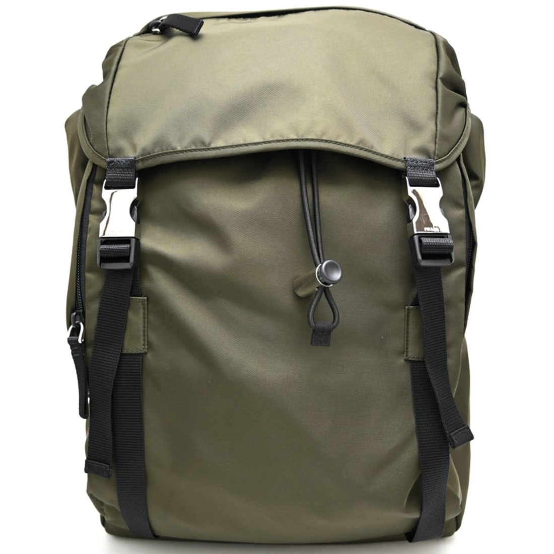 Prada Men's Backpack, Daypack, 2VZ062, Nylon, Khaki (1 of 11)