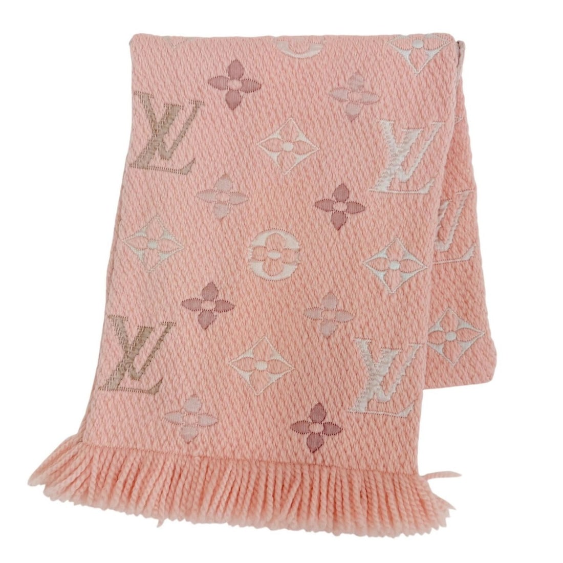 LOUIS VUITTON M73057 Echarpe Logomania Rainbow Wool Silk Crystal Pink Stole Scarf, Made in Italy,: --- Catalog ---Category: SizeSize (LxW): 1.52m x 29cm / 59.84'' x 11.41''Category: DesignType: StoleColor: PinkGender: WomenMaterial: Wool , Silk Category: GeneralMPN: M73057Brand: Louis VuittonCountr