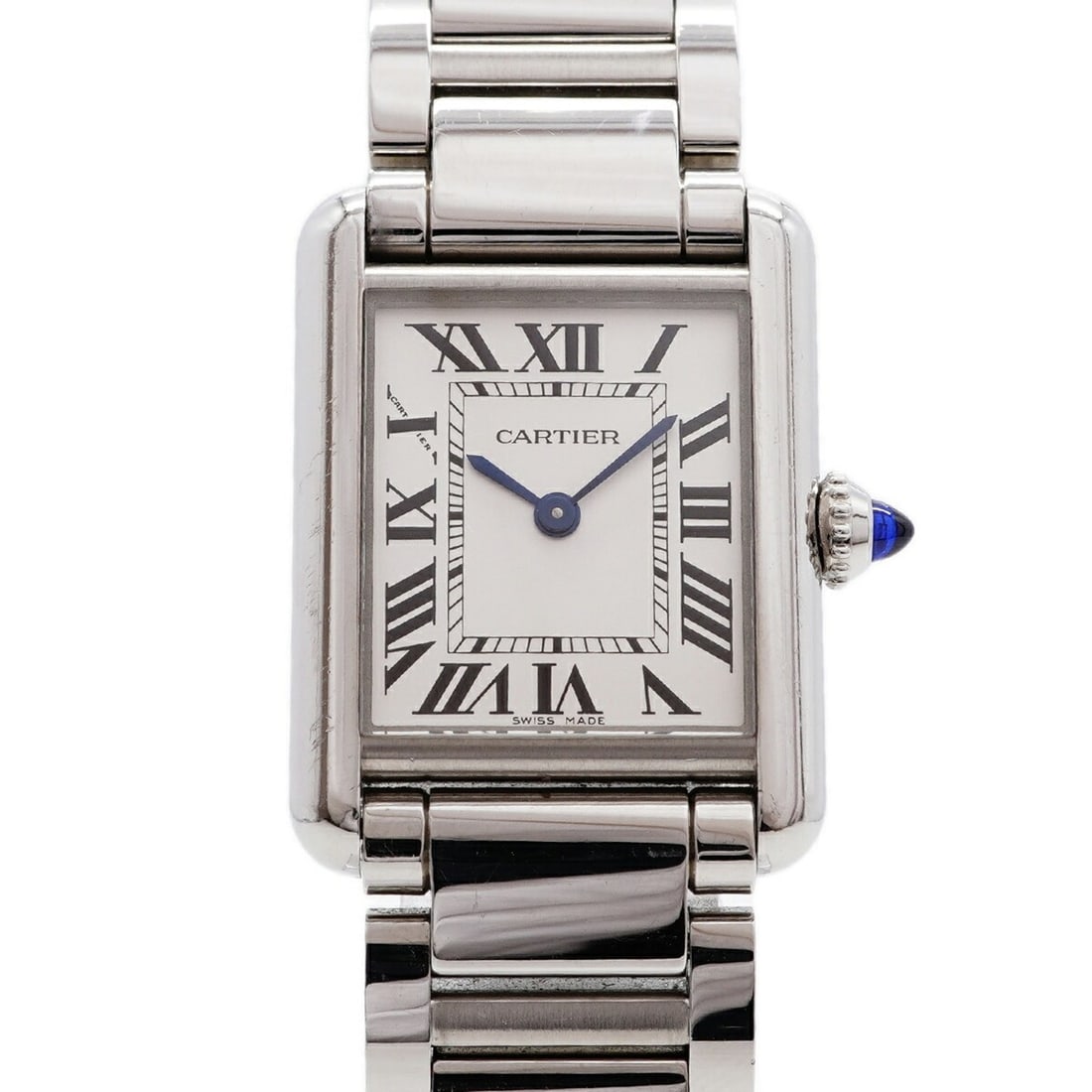 Cartier Tank Must SM WSTA0051 Silver Dial Women's Watch: --- Catalog ---Category: SizeWrist Size: 14cm / 5.51''Case Diameter: 22.1mm / 0.87''Category: DesignType: WristwatchGender: WomenColor (Dial): SilverMaterial (Band): Stainless steelCategory: GeneralMP