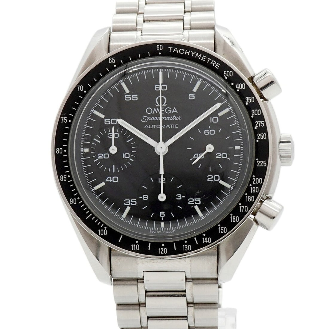 Omega Speedmaster 3510.5 Black Dial Men's Watch: --- Catalog ---Category: SizeWrist Size: 16cm / 6.29''Case Diameter: 39mm / 1.54''Category: DesignType: WristwatchGender: MenColor (Dial): BlackMaterial (Band): Stainless steelCategory: GeneralMPN: 35