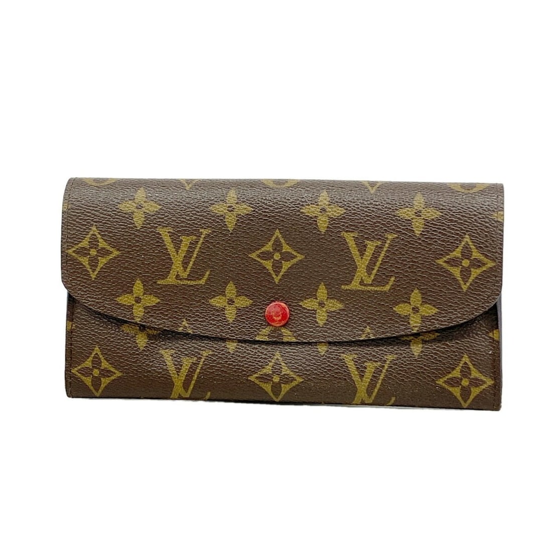 Louis Vuitton Monogram Portefeuille Emilie Long Wallet M60136 Rouge Ladies P3394298