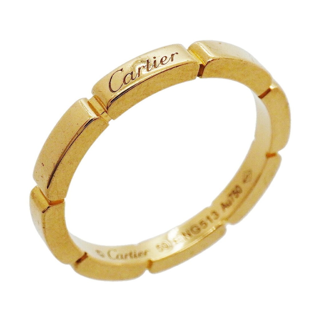Cartier Maillon Panthère Ring, 18K Yellow Gold, Size 59, Men's, P3394089: --- Catalog ---Category: SizeUS Size: 9.5Brand Size: 59Category: DesignType: Band ringGender: MenMaterial: Yellow gold (18K)Category: GeneralBrand: Cartier--- Item List ---Section: ConditionRanking: R