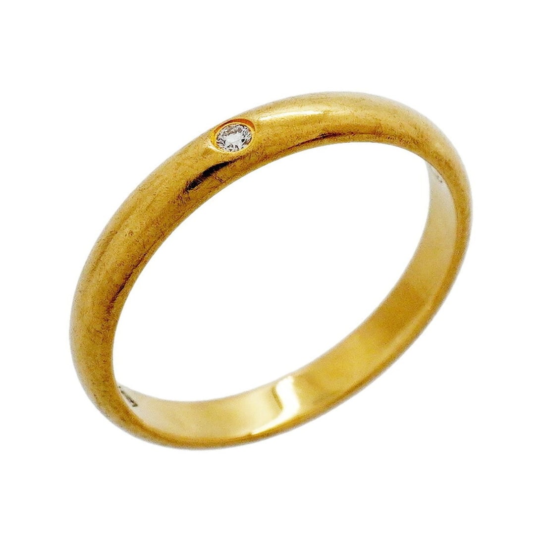 Cartier Classic Ring, 1PD (18K Yellow Gold) with Diamond, Size 49, Ladies', P3394086 (1 of 13)