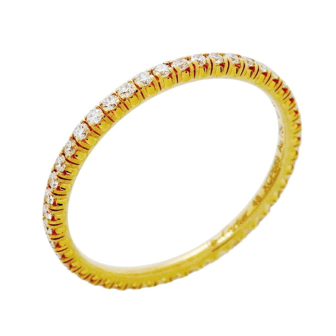 Cartier Etincelle de 18KYG Yellow Gold Diamond Ring, Size 48, Ladies', P3362028: --- Catalog ---Category: SizeUS Size: 4.5Brand Size: 48Category: DesignType: Band ringStone: DiamondGender: WomenMaterial: Yellow gold (18K)Category: GeneralBrand: Cartier--- Item List ---Section: Con