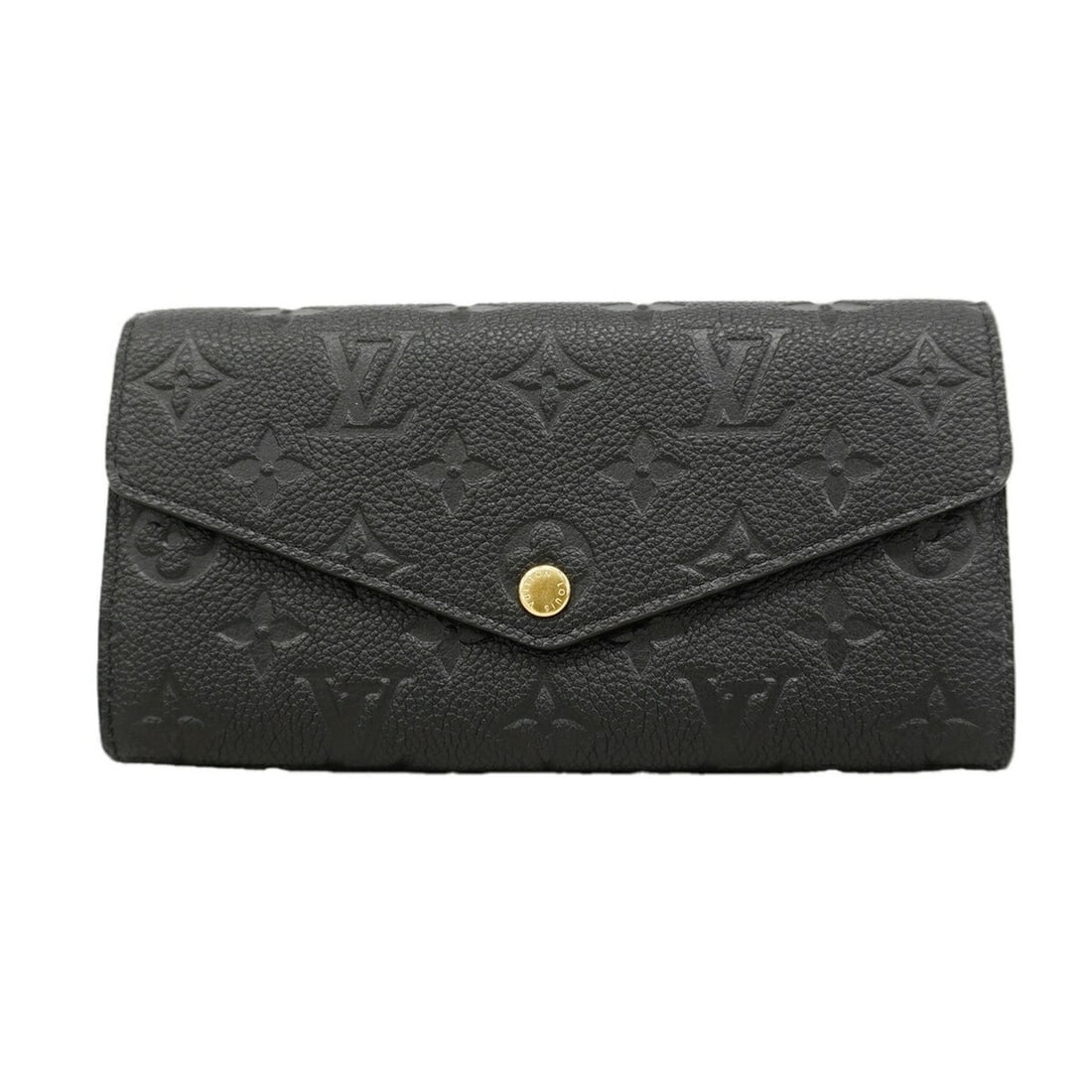Louis Vuitton Monogram Empreinte Portefeuille Sarah Long Wallet M82257 Noir (Women's)