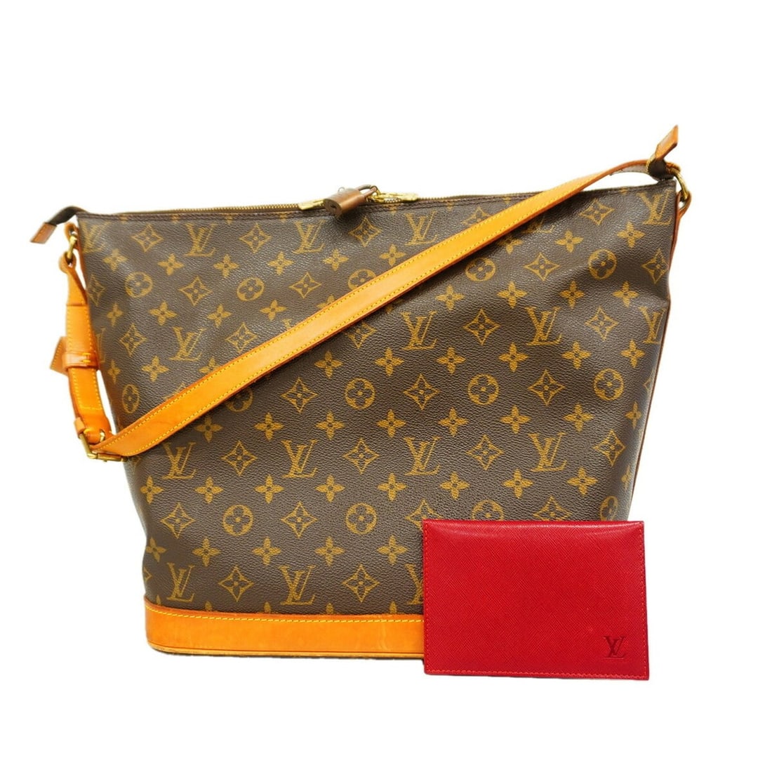 Louis Vuitton Monogram Amfar Three Shoulder Bag M47275 Brown Women's