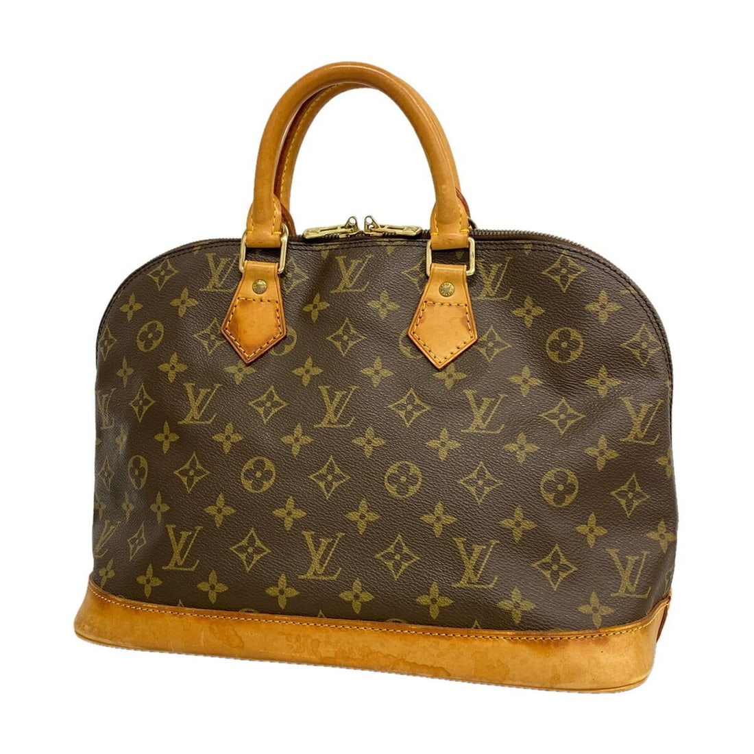 Louis Vuitton Alma Monogram Handbag M51130 Brown Women's