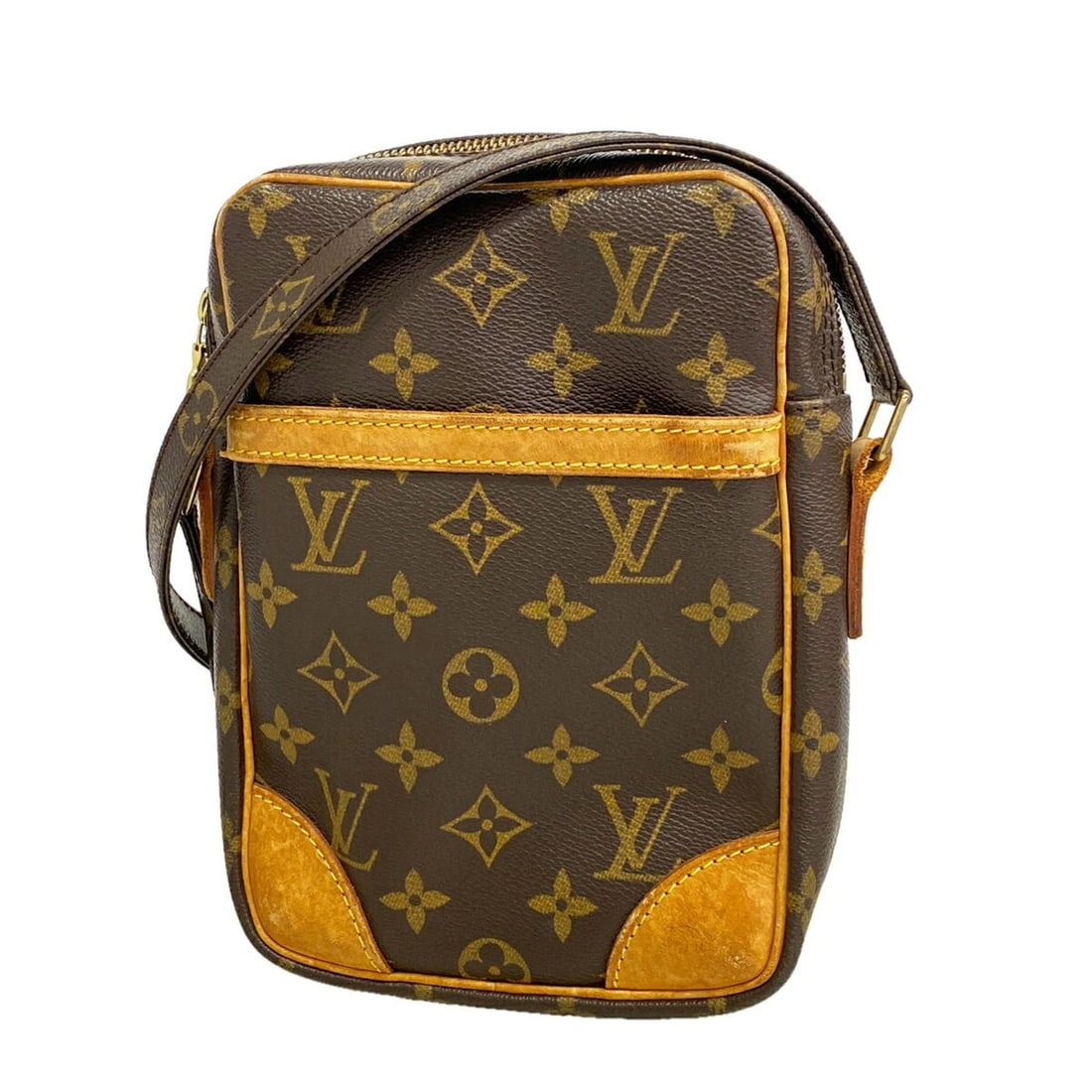Louis Vuitton Monogram Danube Shoulder Bag M45266 Brown Women's