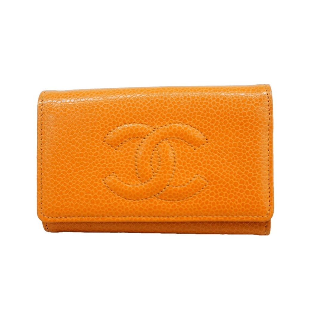 Chanel Accessories Key Case, Caviar Leather, Light Brown, Women's: --- Catalog ---Category: DesignType: KeycaseColor: Light brownGender: WomenMaterial: Grained Calfskin Category: GeneralBrand: ChanelCategory: Physical PropertiesSize (HxWxD): 7cm x 10.5cm x 1.5cm / 2.