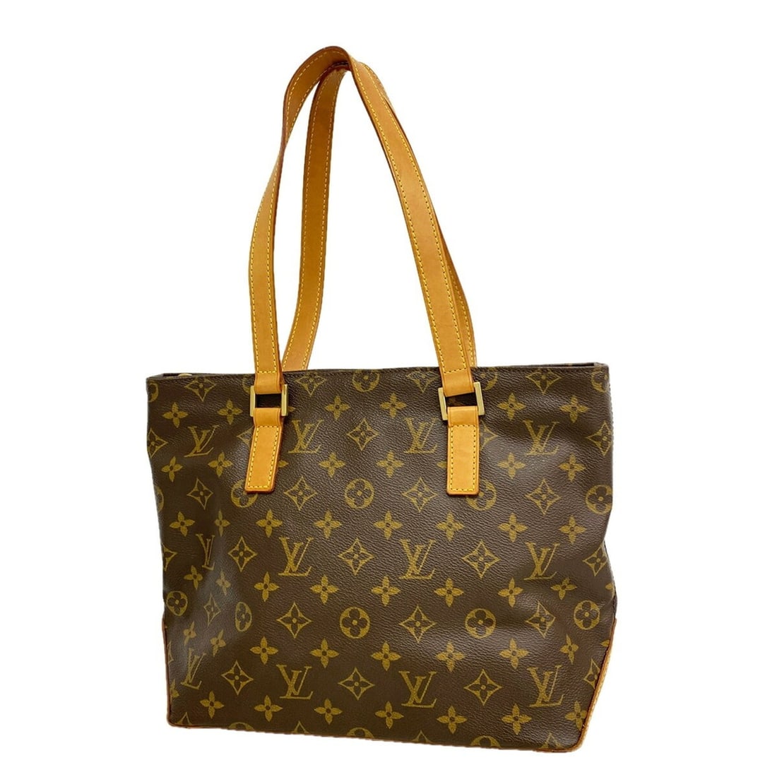 Louis Vuitton Monogram Cabas Piano Tote Bag M51148 Brown Women's