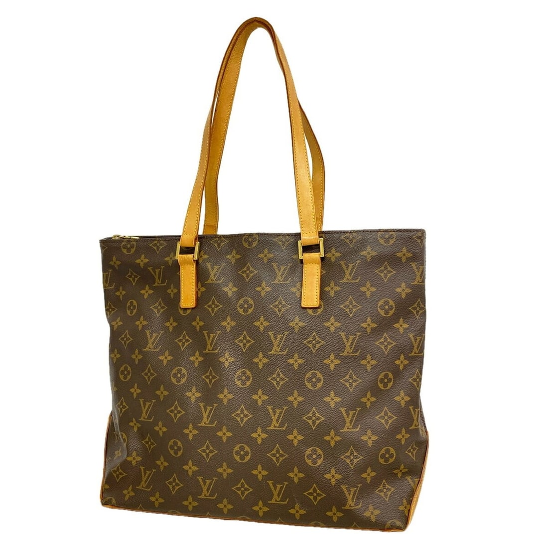 Louis Vuitton Monogram Cabas Mezzo Tote Bag M51151 Brown Women's