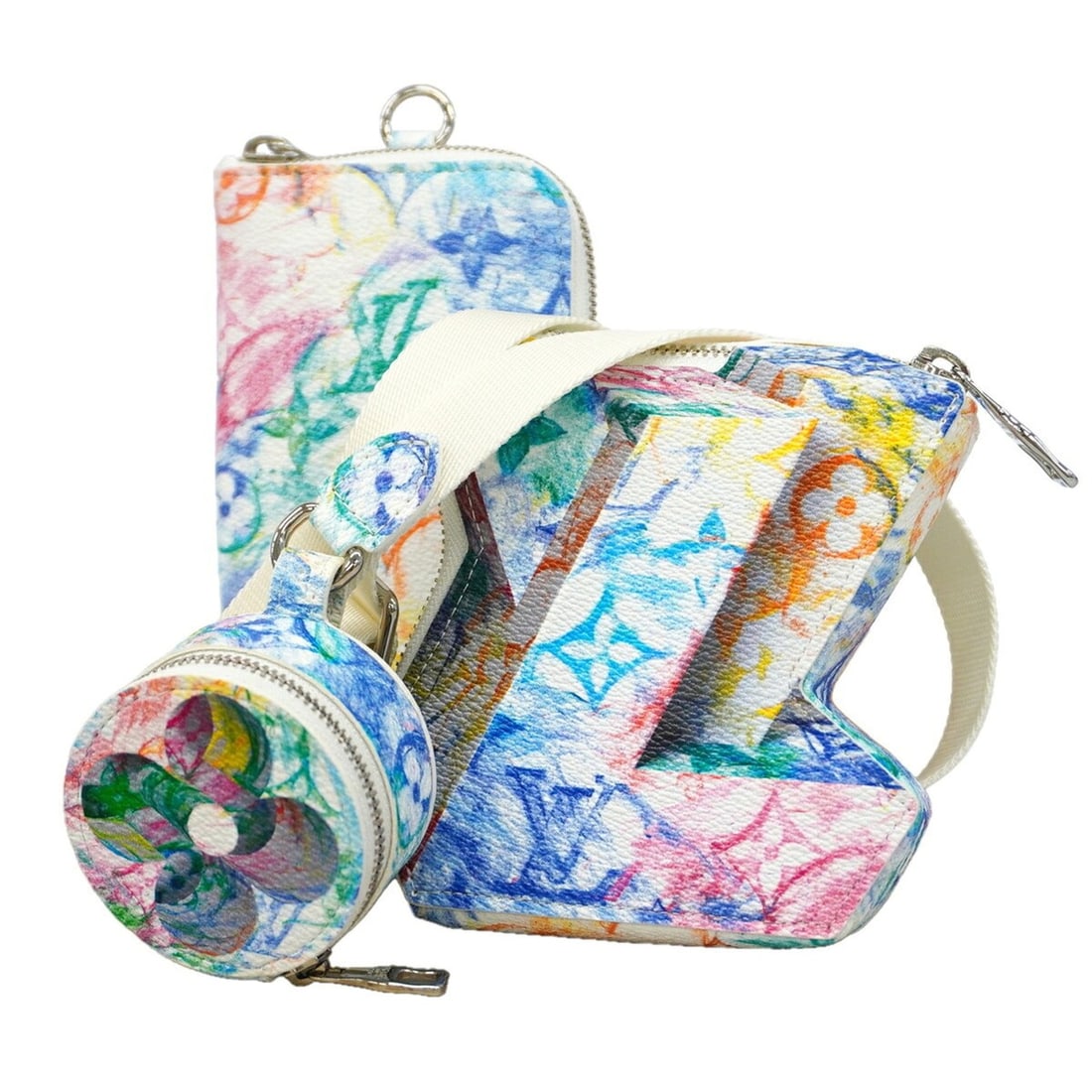 Louis Vuitton Monogram Pastel Colors Block LV Shoulder Bag M57277 Multicolor (Men's & Women's): --- Catalog ---Category: SizeSize (HxWxD): 12cm x 12cm x 3.5cm / 4.72'' x 4.72'' x 1.37''Category: DesignType: Shoulder bagColor: Multi-colorGender: Men,WomenCategory: GeneralMPN: M57277Brand: Louis V