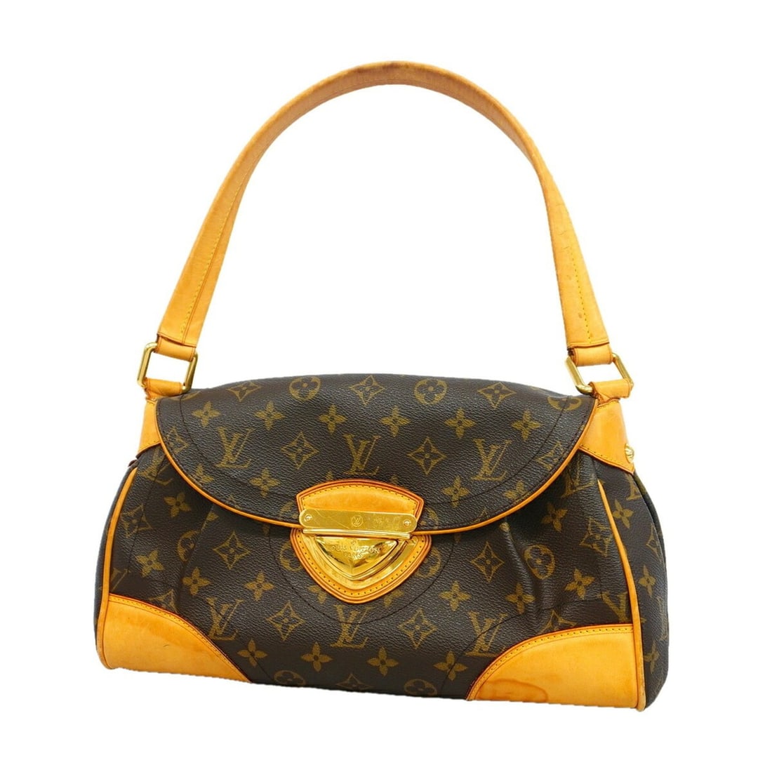 Louis Vuitton Monogram Beverly MM Shoulder Bag M40121 Brown Women's