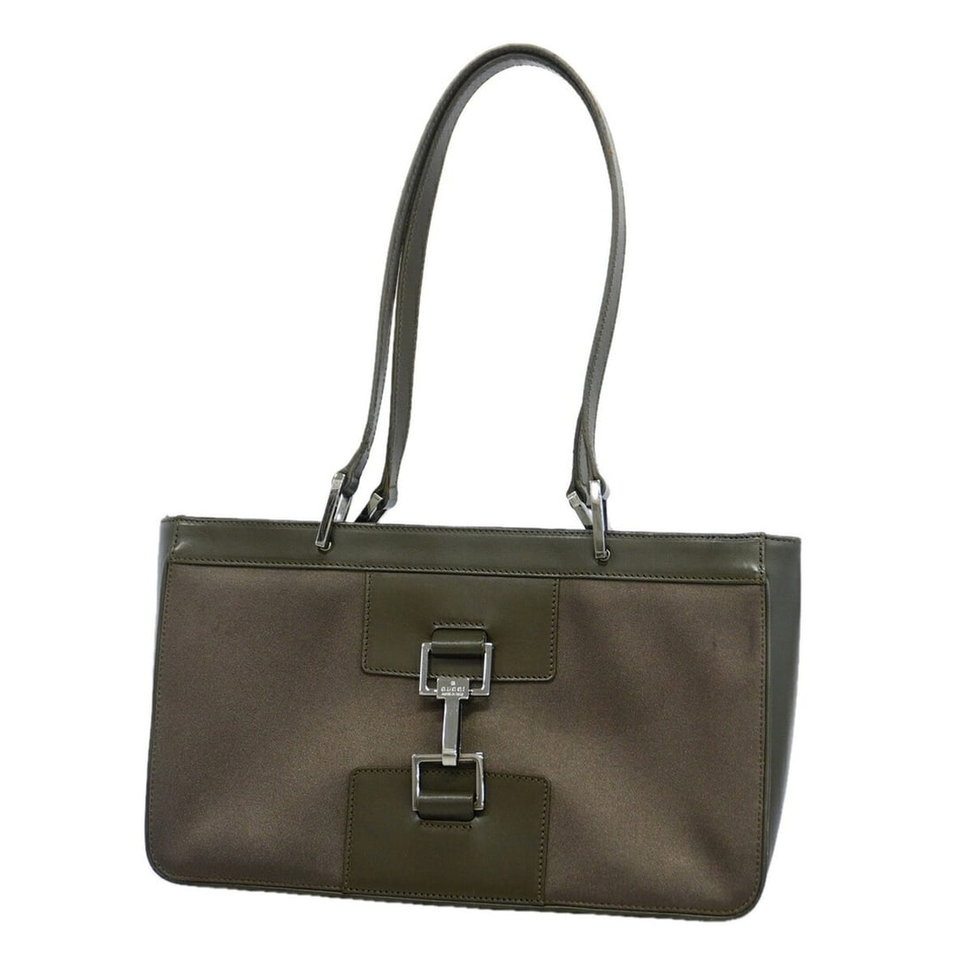 Gucci Jackie handbag, model 002 1132, nylon, khaki, women's.: --- Catalog ---Category: SizeSize (HxWxD): 16.5cm x 28cm x 5.5cm / 6.49'' x 11.02'' x 2.16''Category: DesignType: HandbagColor: KhakiGender: WomenMaterial: Nylon Hardware Color: SilverCategory: Genera