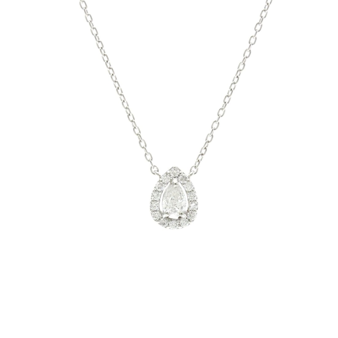 Vendome Aoyama Pear-shaped Diamond Necklace Platinum Diamond Men,Women Fashion Pendant Necklace: --- Catalog ---Category: SizeWeight: 1.8g / 0.06oz.Pendant Size: 7mm x 5.2mm / 0.27'' x 0.2''Neck Circumference: 39 cm - 43 cm / 15.35'' - 16.92''Category: DesignColor: SilverMetal: PlatinumStone: Dia